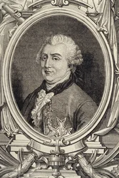 Porträt von Charles Gravier, Graf von Vergennes (1719-87)